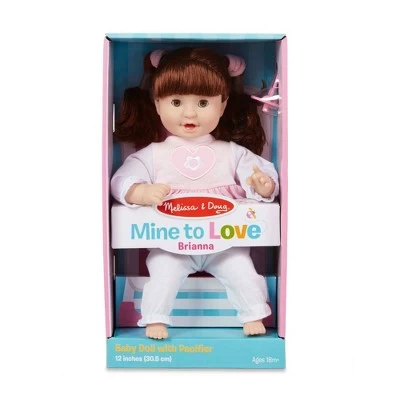 Melissa & Doug Standard Mine To Love Brianna 12" Soft Body Baby Doll 4 Melissa & Doug Standard Mine To Love Brianna 12" Soft Body Baby Doll - Image 2