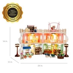 Best Choice Products Deluxe Cottage Dollhouse Mansion Pretend Toy Playset W/ 225 Accessories And Tiny Critters For Kids 13 Best Choice Products Deluxe Cottage Dollhouse Mansion Pretend Toy Playset W/ 225 Accessories And Tiny Critters For Kids -Dolls Discount Store GUEST 48a17bc0 e5f8 4ccd 8fd9 cf011eeed95a