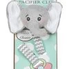 Bearington Baby Lil Spout Plush Gray Elephant Pacifier Holder With Satin Leash And Clip -Dolls Discount Store GUEST 4a9ada36 53cc 486a b09d 8d178942de55