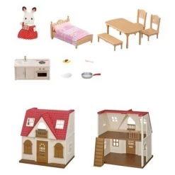 Calico Critters Red Roof Cozy Cottage -Dolls Discount Store GUEST 4c03b577 e1f2 4215 8d2d f614b45c3124
