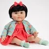 Paradise Galleries Reborn Baby Doll Kayo Hana 20 Inch Toddler - Black Hair/Brown Eyes