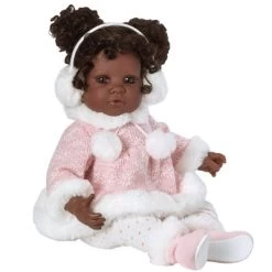 Adora Realistic Black Baby Doll Winter Dream Toddler Doll - 20 Inch, Soft CuddleMe Vinyl, Dark Brown Hair, Brown Eyes -Dolls Discount Store GUEST 4d8207eb 2313 48da ade3 b8e22da71e5f