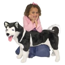 Melissa & Doug Giant Siberian Husky - Lifelike Stuffed Animal Dog (over 2 Feet Tall) -Dolls Discount Store GUEST 4e2a4635 a070 4414 b89f fdcdff83fa71