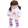 Sophia's - 15" Doll - Unicorn Hooded Fleece & Rainbow Leggings - White -Dolls Discount Store GUEST 4eb32bbe 370f 425d 9973 16e793bd54ae