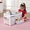 Badger Basket Doll Care Station With Three Baskets And Pocket Organizer - White Rose -Dolls Discount Store GUEST 51261abf e7bc 407a 93f5 2e4d9e000718