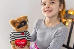 Bearington Lawless Lover Plush Stuffed Animal Teddy Bear With Heart, 10 Inches -Dolls Discount Store GUEST 554d7c00 39ff 419c 81bd 589a6a341ebc