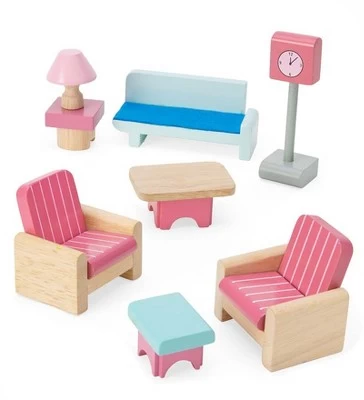 HearthSong 35-Piece Dollhouse Furniture For Kids 7 HearthSong 35-Piece Dollhouse Furniture For Kids - Image 5