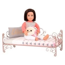 Our Generation Scrollwork Bed - Sweet Dreams -Dolls Discount Store GUEST 56435946 38a7 4d50 8ff1 706e47f60b63