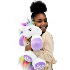 Plushible 18" Large Stuffed Unicorn Plush Animal With Rainbow Hair -Dolls Discount Store GUEST 5775fb7f 19c8 460b 997b 7d421923c053
