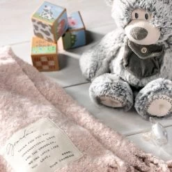 DEMDACO Gray Pocket Prayer Bear 11" -Dolls Discount Store GUEST 584c4469 eeb6 4f5b 9a87 49f22add477a