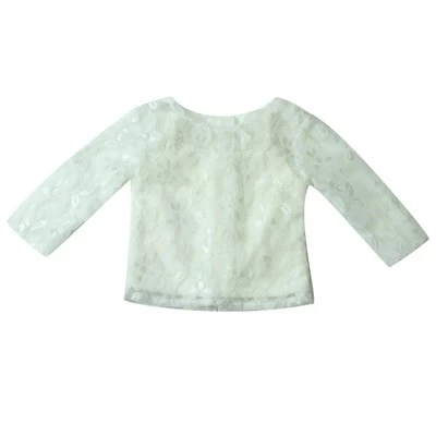 Sophia’s Lace Shirt, Skirt And Headband For 18" Dolls, Ivory/Gold 5 Sophia’s Lace Shirt, Skirt And Headband For 18" Dolls, Ivory/Gold - Image 3