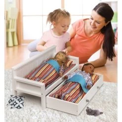 Sofa/Daybed With Trundle For 18" Dolls - White/Multi 11 Sofa/Daybed With Trundle For 18" Dolls - White/Multi -Dolls Discount Store GUEST 5c83fb2a 5e50 4519 b4bd ea1ba191d805