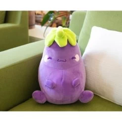 Toynk MochiOshis Eggplant 10-Inch Character Plush Toy | Murasaki Nasukkoshi -Dolls Discount Store GUEST 5d19e5d5 5ca6 4f31 9438 5e198193733c
