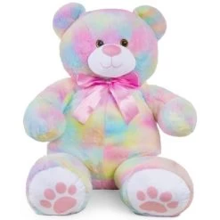 Best Choice Products 38in Giant Soft Plush Teddy Bear Stuffed Animal Toy W/ Bow Tie, Footprints -Dolls Discount Store GUEST 5e30a0b3 6b8b 458b b754 a46a50f99b06