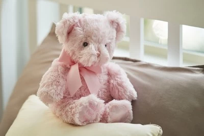 Bearington My First Bear: Classic Hand-Sewn 12-Inch Pink Stuffed Bear 3 Bearington My First Bear: Classic Hand-Sewn 12-Inch Pink Stuffed Bear
