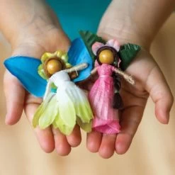 Magic Cabin - Fairy Dolls - Take-Along Posable Pocket Fairies For Kids, Set Of 6