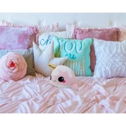 Seven20 Glitter Galaxy 6-Inch Ice Cream Cone Horn Pink Narwhal Collectible Plush -Dolls Discount Store GUEST 64b986c4 f691 4612 b11f f8d11073c2a8