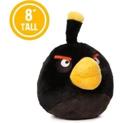 Mighty Mojo Angry Birds Bomb Black Bird Plush Doll 8" -Dolls Discount Store GUEST 6630b300 c9ea 4a7f b92b 3d923ac49249