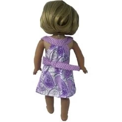 Doll Clothes Superstore Size 12 Matching Girl And Doll Lavender Paisley Sundress -Dolls Discount Store GUEST 680412dc ad80 4b09 9b83 1105b34d1f8b