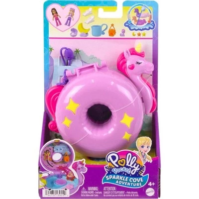 Polly Pocket Sparkle Cove Adventure Unicorn Floatie Compact Playset 6 Polly Pocket Sparkle Cove Adventure Unicorn Floatie Compact Playset - Image 4