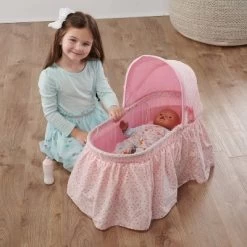 Badger Basket Folding Doll Cradle With Rosebud Fabric 11 Badger Basket Folding Doll Cradle With Rosebud Fabric -Dolls Discount Store GUEST 6b49a091 4cd1 42e0 a5ca 06a9b2cc4a7a