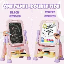 Costway Kids Easel For Two Adjustable Height Double Sided Art Easel -Dolls Discount Store GUEST 6f0a39be 7995 42f8 a22e 0236834282a9