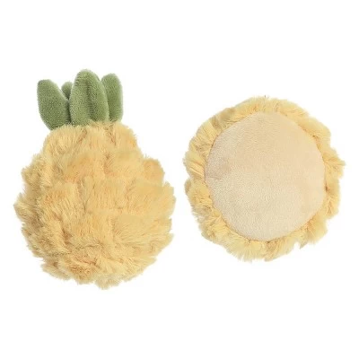 Ebba Mini Pineapple Rattle & Crinkle Set Precious Produce Adorable Baby Stuffed Animal Yellow 4" 5 Ebba Mini Pineapple Rattle & Crinkle Set Precious Produce Adorable Baby Stuffed Animal Yellow 4" - Image 3