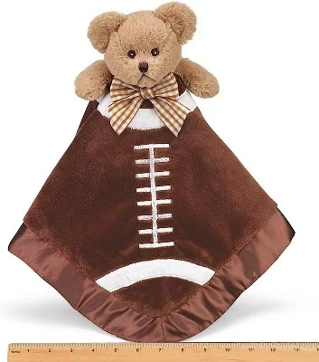 Bearington Baby Touchdown Snuggler, Football Plush Stuffed Animal Teddy Bear Security Blanket, Lovey 15" 3 Bearington Baby Touchdown Snuggler, Football Plush Stuffed Animal Teddy Bear Security Blanket, Lovey 15"
