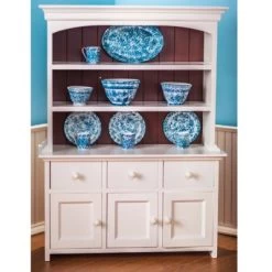 The Queen's Treasures 18 Inch Doll Wooden Farmhouse Cupboard Dish Hutch -Dolls Discount Store GUEST 75027fb9 3d97 4d5d 835d 629708c0d870