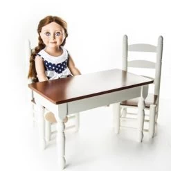 The Queen's Treasures 18 In Doll Fully Wooden Kitchen Table And Two Chairs 11 The Queen's Treasures 18 In Doll Fully Wooden Kitchen Table And Two Chairs -Dolls Discount Store GUEST 7cee99f7 1452 4537 83dd c206981d3a3e