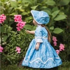The Queen's Treasures 18 Inch Doll 1800's Style Blue Dress Gown And Hat -Dolls Discount Store GUEST 7f0c555c 20f1 4fea ab62 7c0e3b115ea2