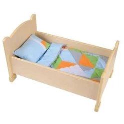 Kaplan Early Learning Wooden Doll Bed With Bedding -Dolls Discount Store GUEST 8045e41c 0147 4250 8d13 bfebcfd89b35