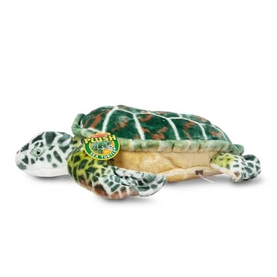 Melissa & Doug Giant Sea Turtle - Lifelike Stuffed Animal (nearly 3 Feet Long) 4 Melissa & Doug Giant Sea Turtle - Lifelike Stuffed Animal (nearly 3 Feet Long) - Image 2