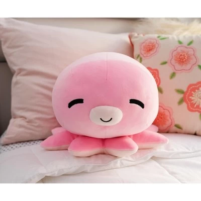 Toynk MochiOshis 12-Inch Character Plush Toy Animal Pink Octopus | Izumi Inkyoshi 5 Toynk MochiOshis 12-Inch Character Plush Toy Animal Pink Octopus | Izumi Inkyoshi - Image 3