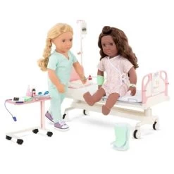 Our Generation Adjustable Hospital Bed & Doctor Set For 18" Dolls - Get Well Bed -Dolls Discount Store GUEST 86d2dc2c 80d3 45b6 b860 a9b4f7e0ae2c