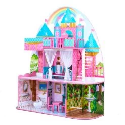 Olivia's Little World By Teamson Kids Furnished Castle Dollhouse For 12" Dolls -Dolls Discount Store GUEST 86eb1c69 c2f9 4168 9880 001c47d58327