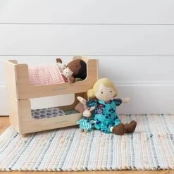 Manhattan Toy Night Night Wooden Play Sleigh Bed With Pillow And Blanket For Dolls And Stuffed Animals -Dolls Discount Store GUEST 8bb5e306 2c0a 447e ad4f 89d4a2924651