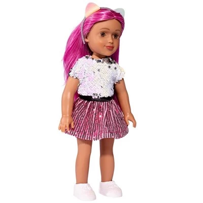 I'M A WOW Shiny Sequin Box For 14" Fashion Doll 4 I'M A WOW Shiny Sequin Box For 14" Fashion Doll - Image 2