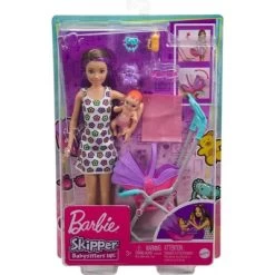 Barbie Skipper Babysitters Inc. Playset - Straight Brunette Hair -Dolls Discount Store GUEST 917eca9d 661d 4aba 9ff9 0d8c4f13ab34