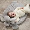 Bearington Baby Lil Spout Play Mat: 30 X 30 Plush Elephant Belly Blanket And Play Mat