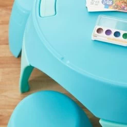 ECR4Kids Ayana Table And Stool Set, Plastic Kids' Table And Chairs -Dolls Discount Store GUEST 9381a8f3 3c29 4e7c 8ba1 d411fa8a71b4