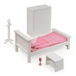 Bedroom Furniture Set For 18" Dolls - White/Pink 8 Bedroom Furniture Set For 18" Dolls - White/Pink -Dolls Discount Store GUEST 980298a2 f3ee 4c0c a06b 45352a6c10f4