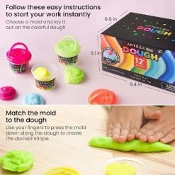 Arteza Kids Play Dough In Tubs, Neon Colors - 12 Pack -Dolls Discount Store GUEST 9a3d74d6 0749 41f8 ad56 745cef1fc710