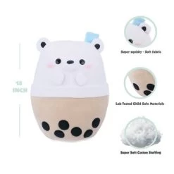 Avocatt Large Boba Polar Bear Plush