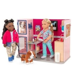 Our Generation Healthy Paws Vet Clinic Playset In Pink With Electronics For 18" Dolls -Dolls Discount Store GUEST 9cc878af a1eb 435d ba12 800c1cd471d0