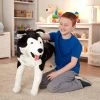 Melissa & Doug Giant Siberian Husky - Lifelike Stuffed Animal Dog (over 2 Feet Tall) -Dolls Discount Store GUEST 9ce02880 9bf7 4440 8404 7cb28f252048