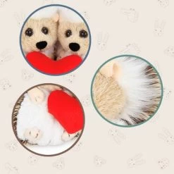 Bearington Lovie And Dovey Stuffed Animal Plush Hedgehogs Holding A Heart, 5.5 Inches -Dolls Discount Store GUEST 9dcf2241 582b 4752 9b9c b31401440d3f
