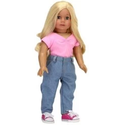 Sophia’s High Rise Loose Fit Jeans For 18" Dolls, Blue -Dolls Discount Store GUEST a142f549 8ca7 4825 bb9e 8b63b4cdce54