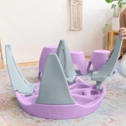 ECR4Kids Ayana Table And Stool Set, Plastic Kids' Table And Chairs -Dolls Discount Store GUEST a17bcdb6 a367 497d 9a84 a46a095bff38