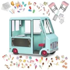 Our Generation Sweet Stop Ice Cream Truck With Electronics For 18" Dolls - Light Blue 24 Our Generation Sweet Stop Ice Cream Truck With Electronics For 18" Dolls - Light Blue -Dolls Discount Store GUEST a1c586dd ebff 4878 8e67 c5df05ad4fae